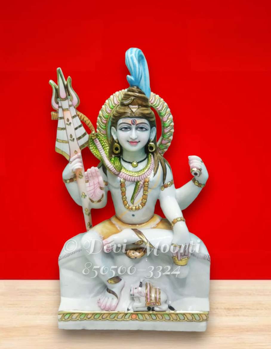 Marble Lord Shiva Statue