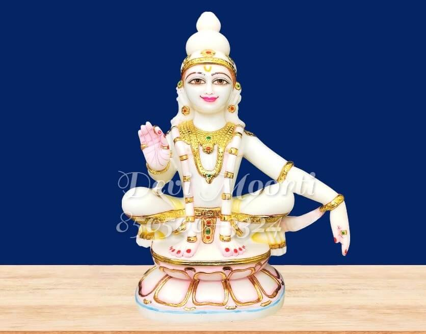 Marble Ayyappa Statue 18